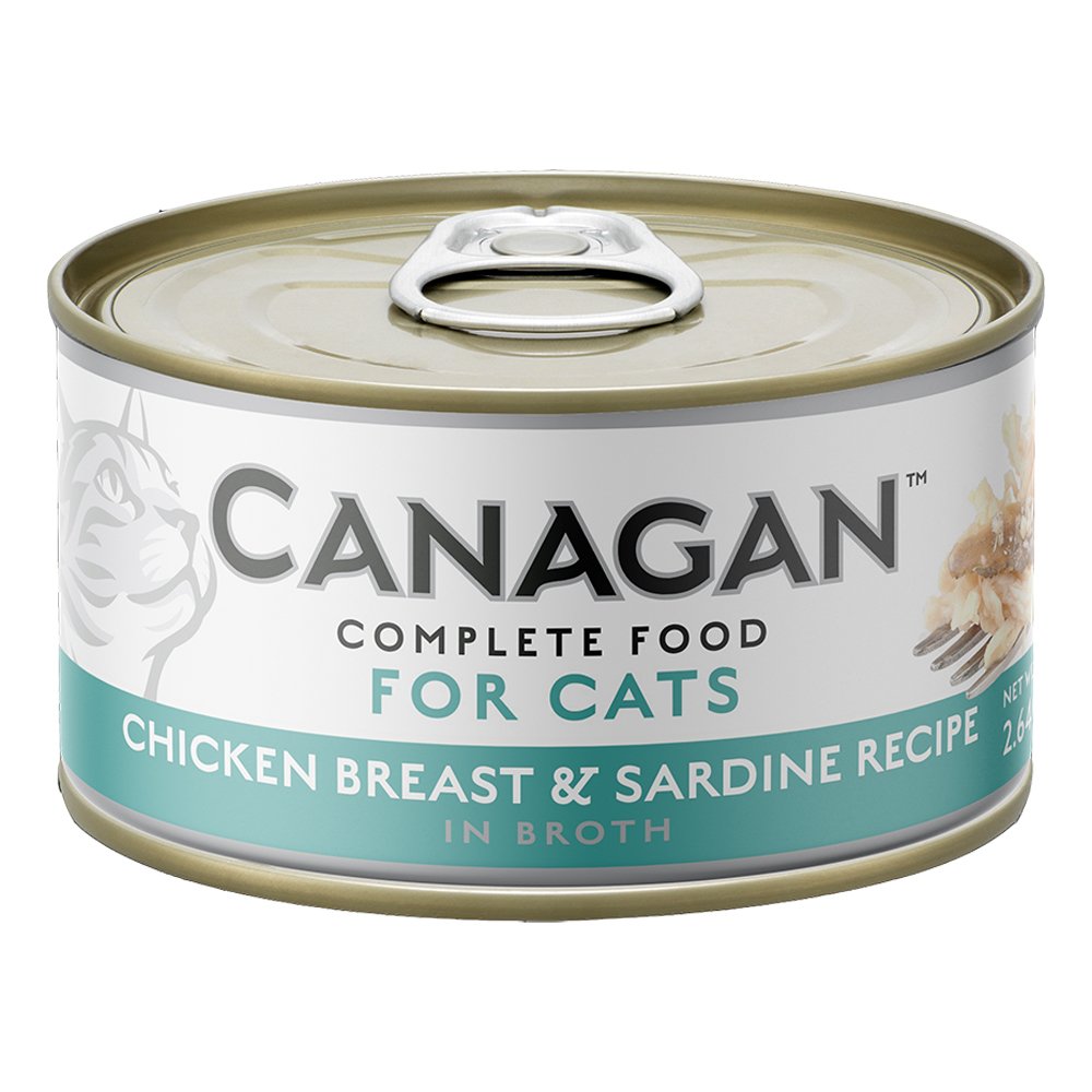 Canagan Chicken Breast & Sardine Recipe in Broth Canned Cat Food