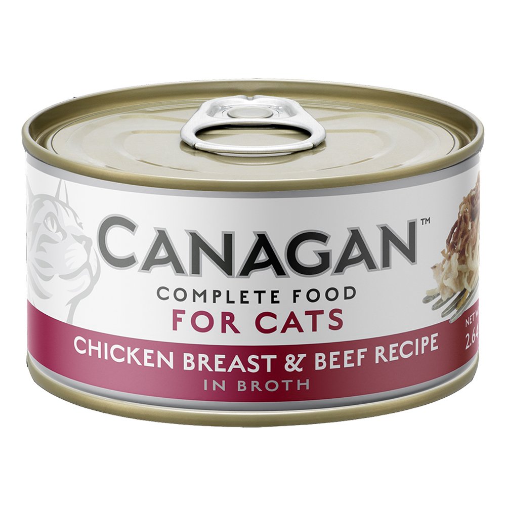 Canagan Chicken Breast & Beef Recipe in Broth Canned Cat Food