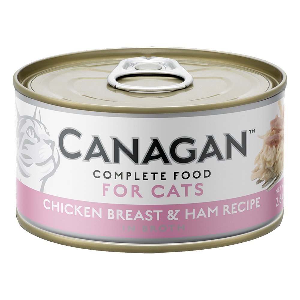 Canagan Chicken Breast & Ham Recipe in Broth Canned Cat Food