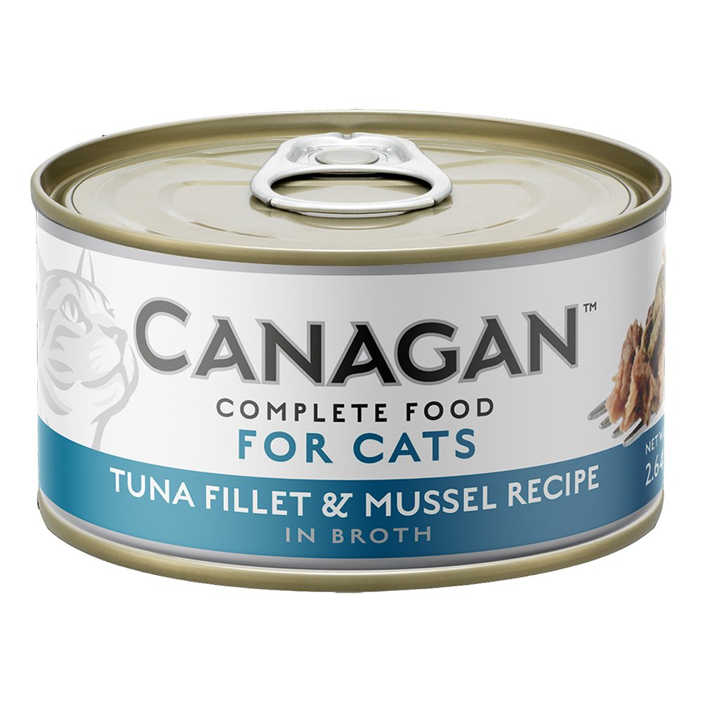Canagan Tuna Fillet & Mussel Recipe in Broth Canned Cat Food