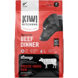 Kiwi Kitchens Grass Fed Beef Dinner Freeze-Dried Raw Dog Food