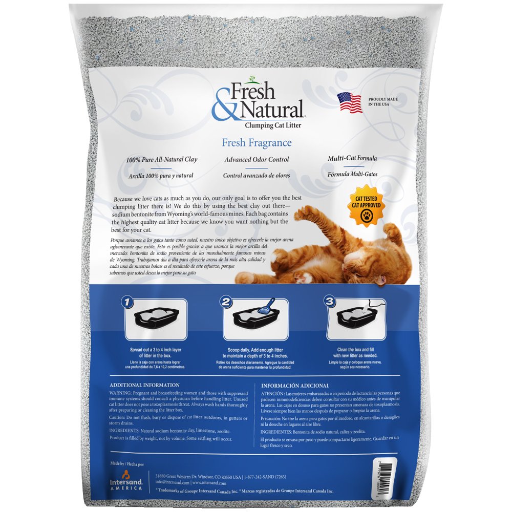 Fresh & Natural Advanced Odor Control Fresh Fragrance Clumping Cat Litter - Image 2