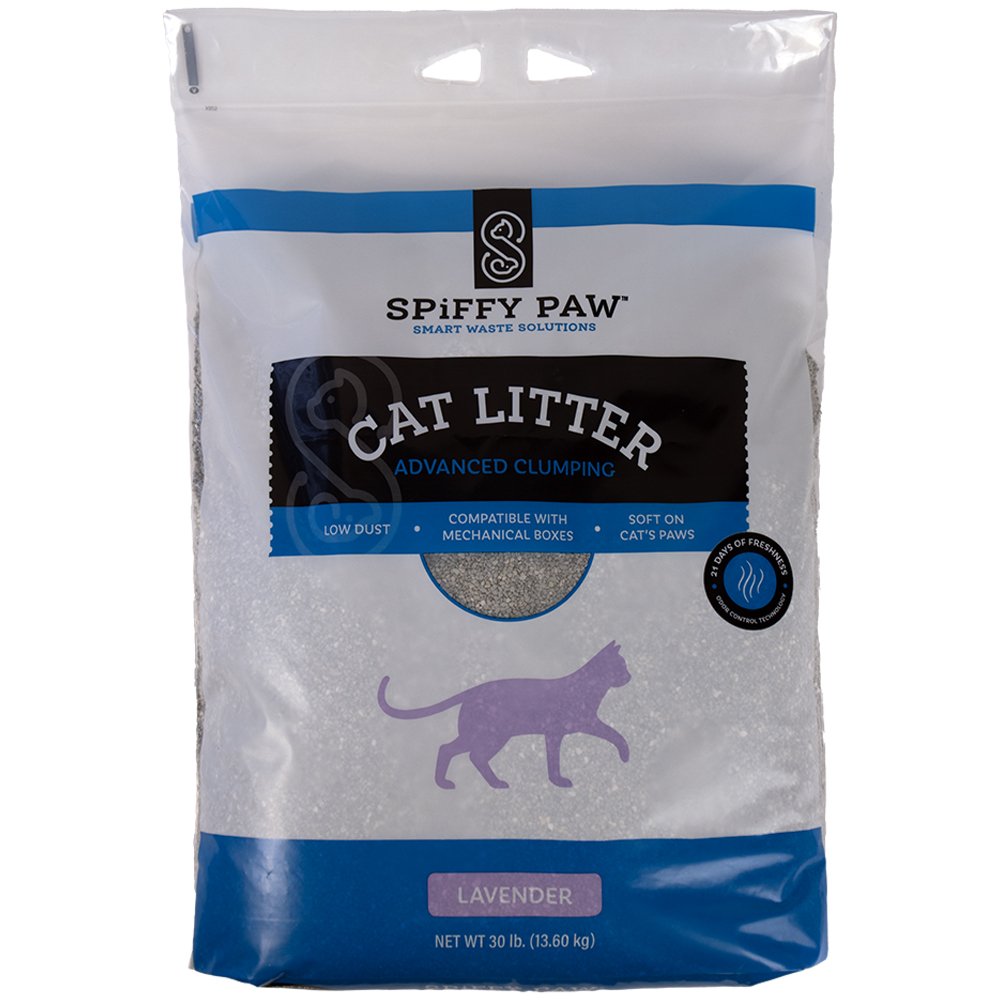 Spiffy Paw Lavender Scented Advanced Clumping Cat Litter