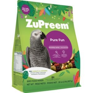 Zupreem Pure Fun Bird Food For Parrots & Conures, 2-Lb