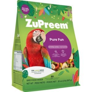 Zupreem Pure Fun For Large Birds Bird Food, 2-Lb