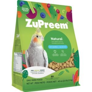 Zupreem Natural With Added Vitamins Bird Food For Medium Birds