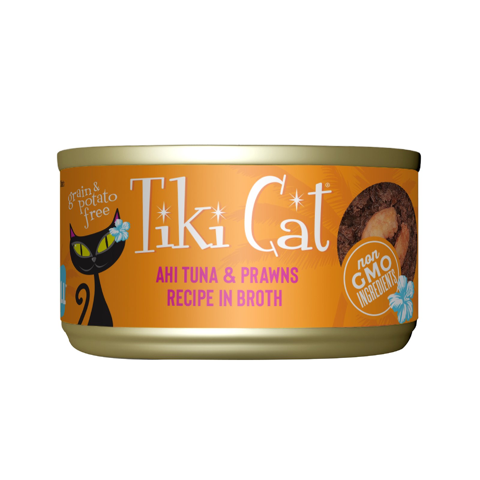 Tiki Cat Manana Grill Ahi Tuna with Prawns Canned Cat Food