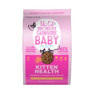 Tiki Cat Born Carnivore for Kittens w/ Deboned Chicken & Egg Recipe Dry Cat Food