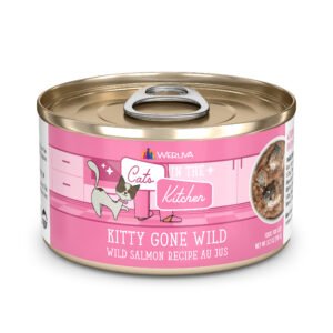Weruva Cats in the Kitchen Kitty Gone Wild Salmon Recipe Au Jus Canned Cat Food