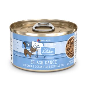 Weruva Cats in the Kitchen Splash Dance Chicken & Ocean Recipe Au Jus Canned Cat Food