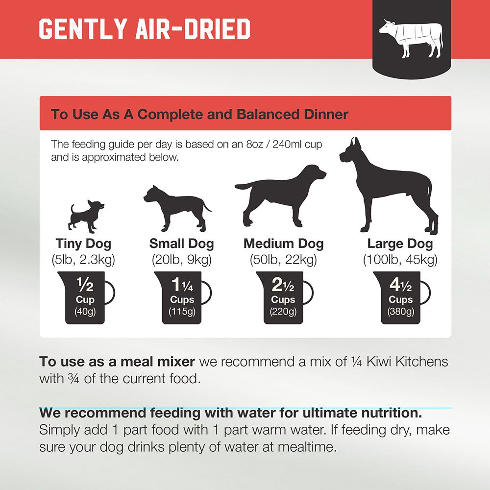 Kiwi Kitchens Beef Dinner Gently Air-Dried Dog Food - Image 4
