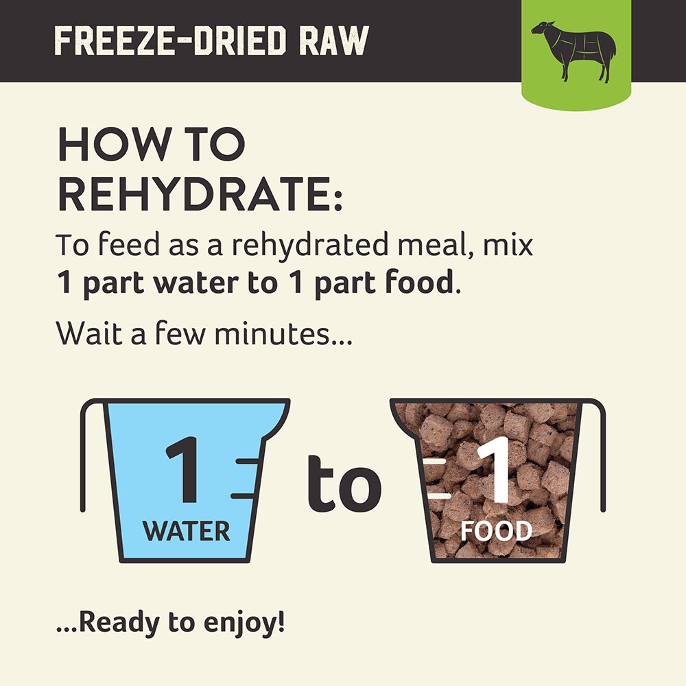 Kiwi Kitchens Grass Fed Lamb Dinner Freeze-Dried Raw Dog Food - Image 5