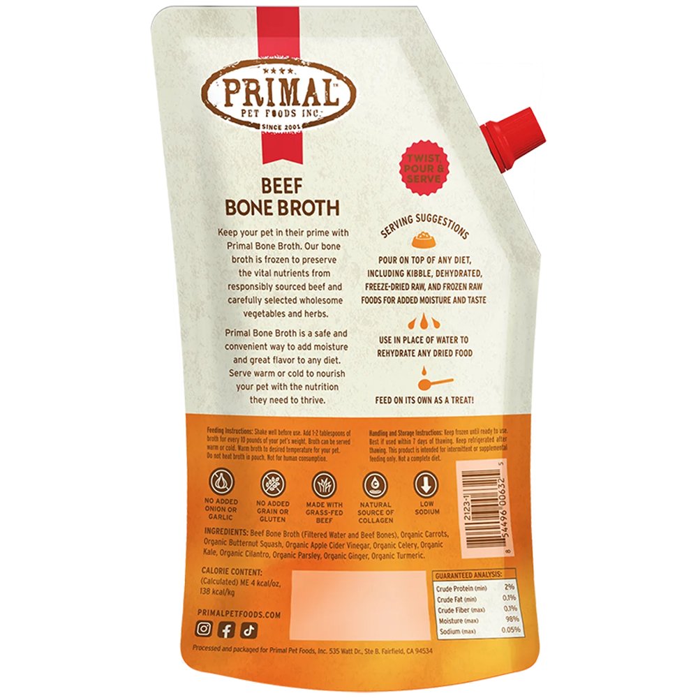 Primal Beef Bone Broth for Dogs & Cats - Image 2