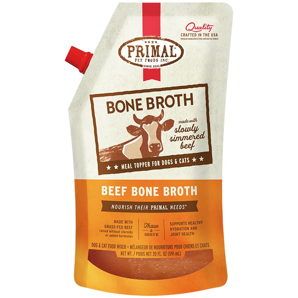 Primal Beef Bone Broth for Dogs & Cats