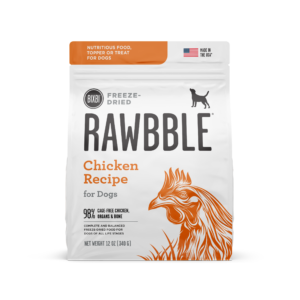 Bixbi Rawbble Chicken Recipe Freeze-Dried Dog Food