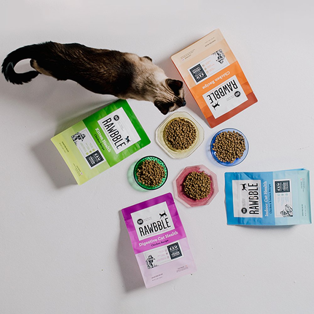 Bixbi Rawbble Grain Free Freeze-Dried Raw Coated Indoor Cat Health Chicken & Salmon Recipe Dry Cat Food - Image 4