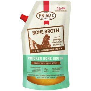 Primal Chicken Bone Broth for Dogs & Cats