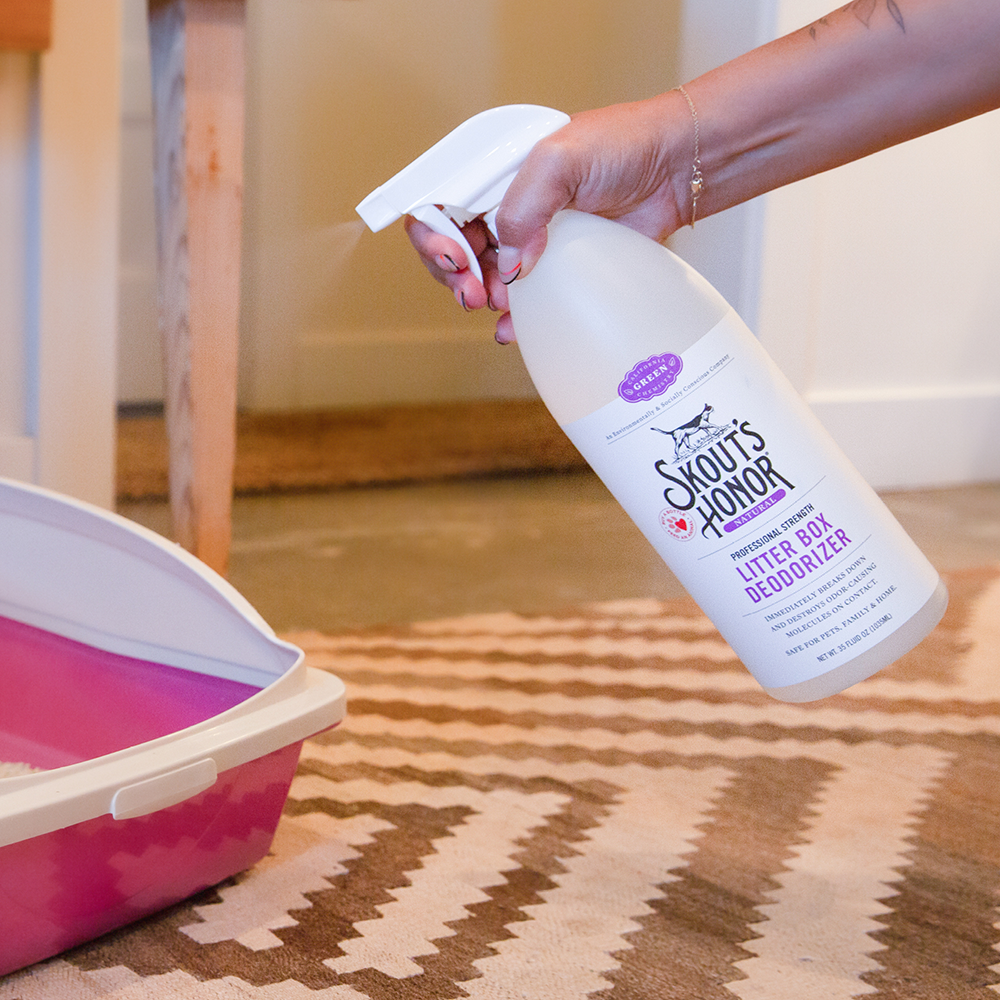 Skout's Honor Professional Strength Litter Box Deodorizer Spray for Cats - Image 4