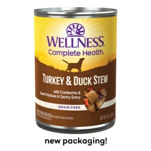 Wellness Complete Health Turkey & Duck Stew w/ Sweet Potatoes & Cranberries In Savory Gravy Canned Dog Food