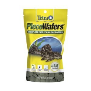 Tetra Plecowafers Vegetable Diet Fish Food, 3.03-Oz
