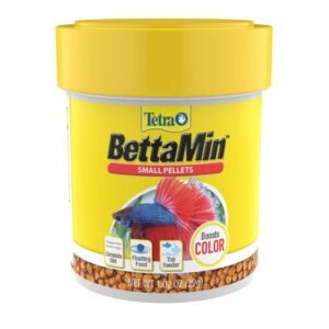 Tetra Betta Floating Pellets Fish Food, 1.02-Oz Small