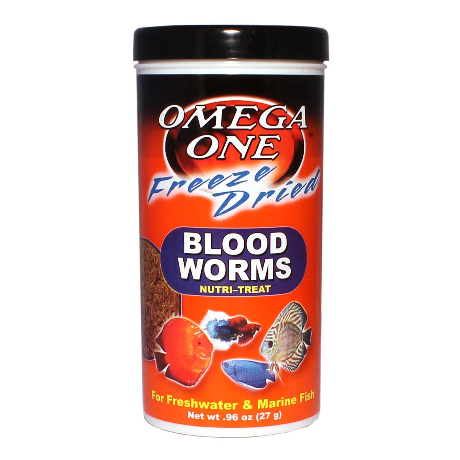 Omega One Freeze Dried Bloodworms Fish Food