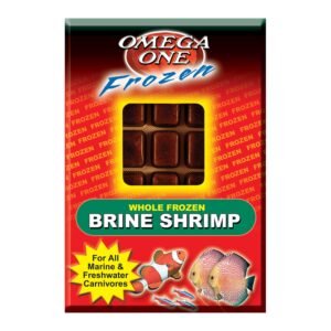 Omega One Whole Frozen Brine Shrimp Cube Pack Fish Food