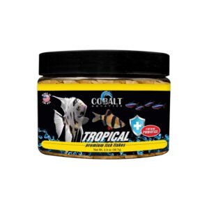 Cobalt Tropical Flakes With Probiotics Fish Food