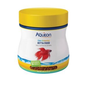 Aqueon Betta Food Color Enhancing Floating Pellets Fish Food
