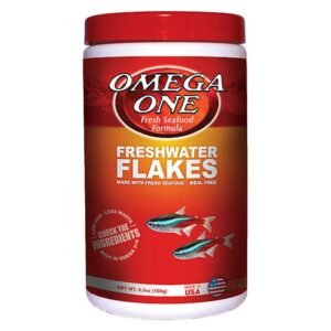 Omega-One Freshwater Flakes Fish Food, 5.3-Oz