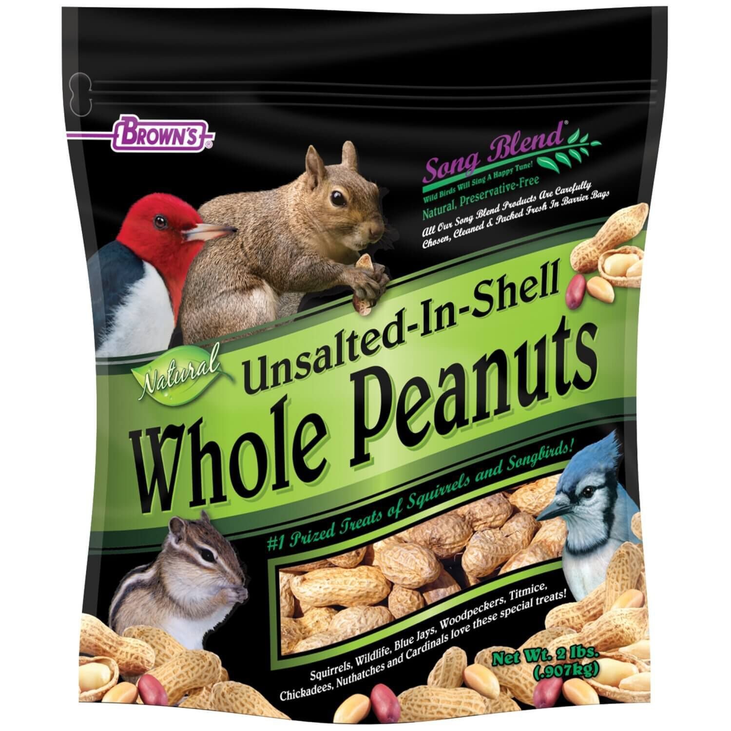 Brown's Song Blend Whole In Shell Peanuts