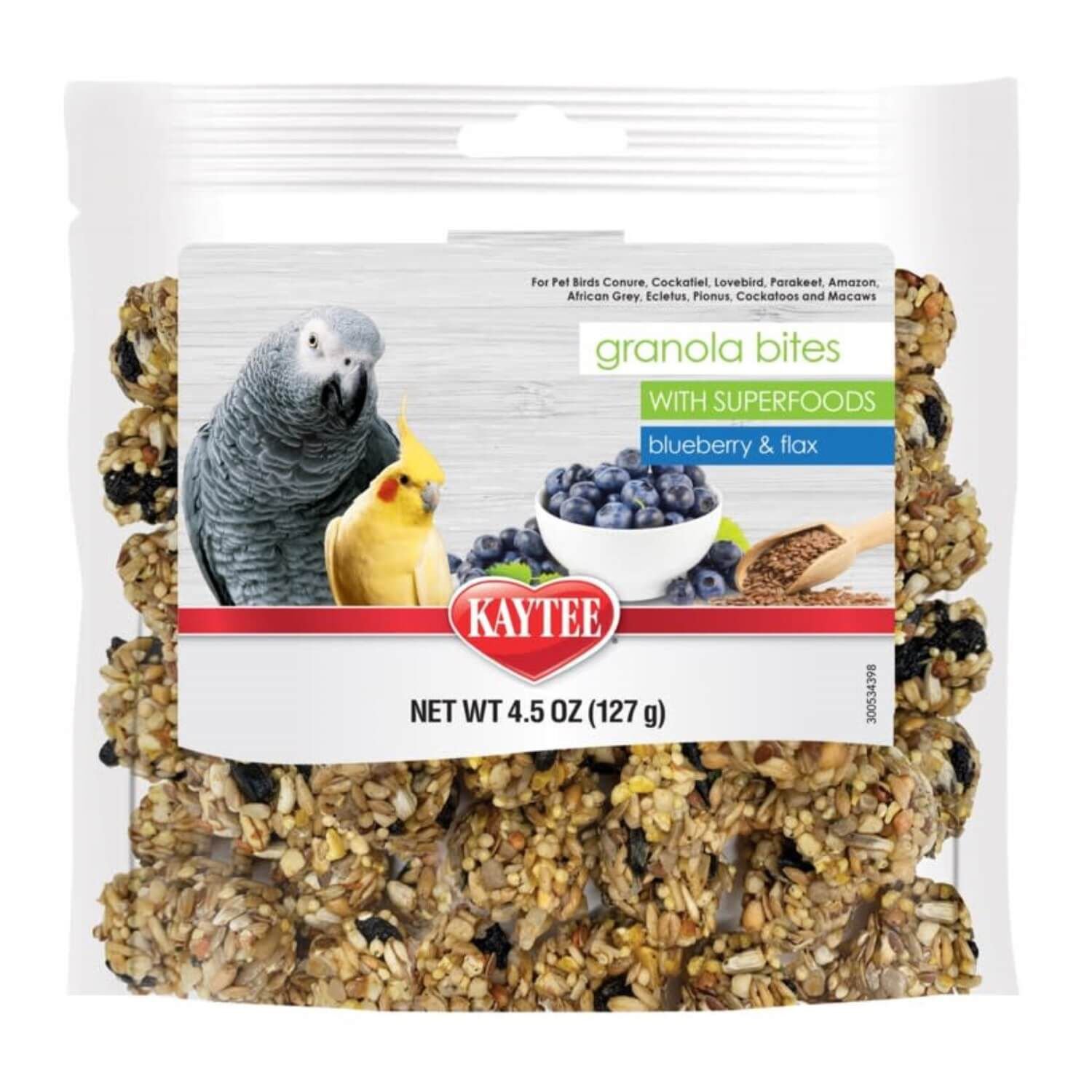 Kaytee Granola Bites, Berry & Flax