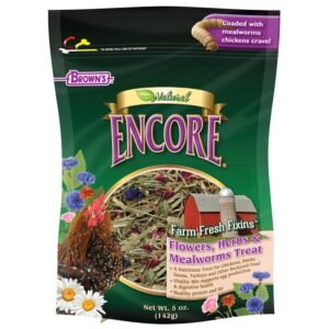 Brown's Encore Farm Fresh Fixins Flowers, Herbs & Mealworms Treat