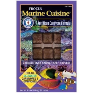 San Francisco Bay Marine Cuisine Frozen Fish Food Cubes, 3.5Oz
