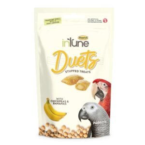 Higgins Intune Duets Chickpeas & Bananas Treats For Parrots & Macaws, 3Oz
