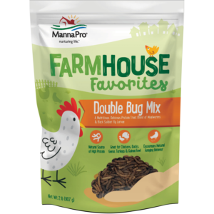 Manna Pro Farmhouse Favorites Double Bug Mix Chicken Treat, 2Lb