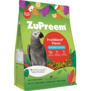 Zupreem Fruitblend Daily Bird Food For Medium Large Birds, 10-Lb