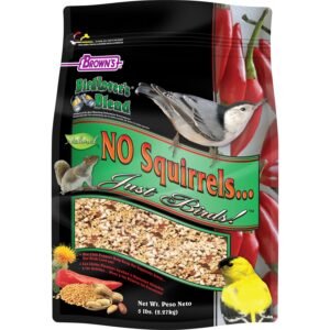 Brown's Bird Lover’S Blend No Squirrels, Just Birds Wild Bird Seed, 5-Lb