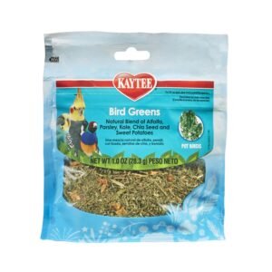 Kaytee Bird Greens Natural Blend Bird Treats, 1-Oz
