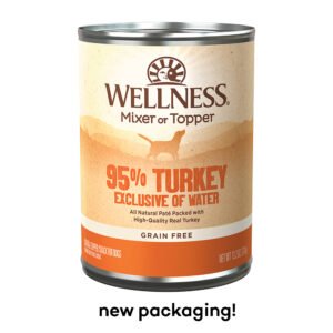 Wellness Ninety-Five Percent Mixer or Topper Turkey Canned Dog Food