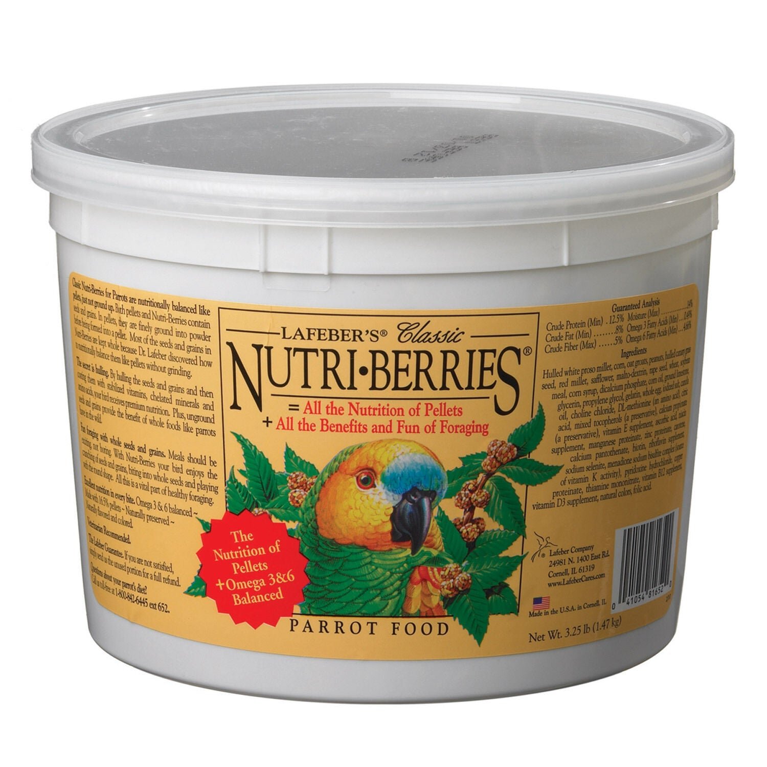 Classic Nutri Berries For Parrots Bird Food - Image 2