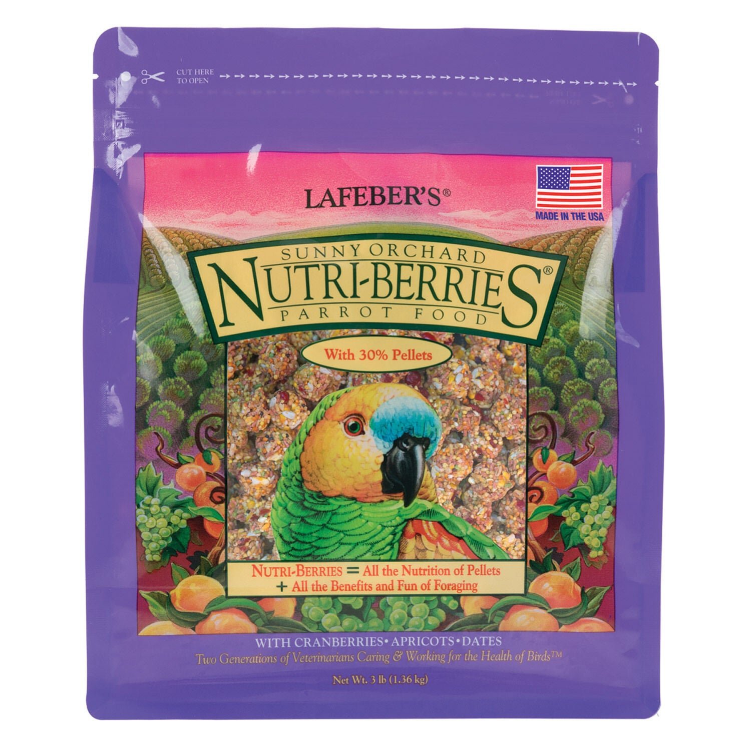 Orchard Nutri-Berries For Parrots Bird Food - Image 2