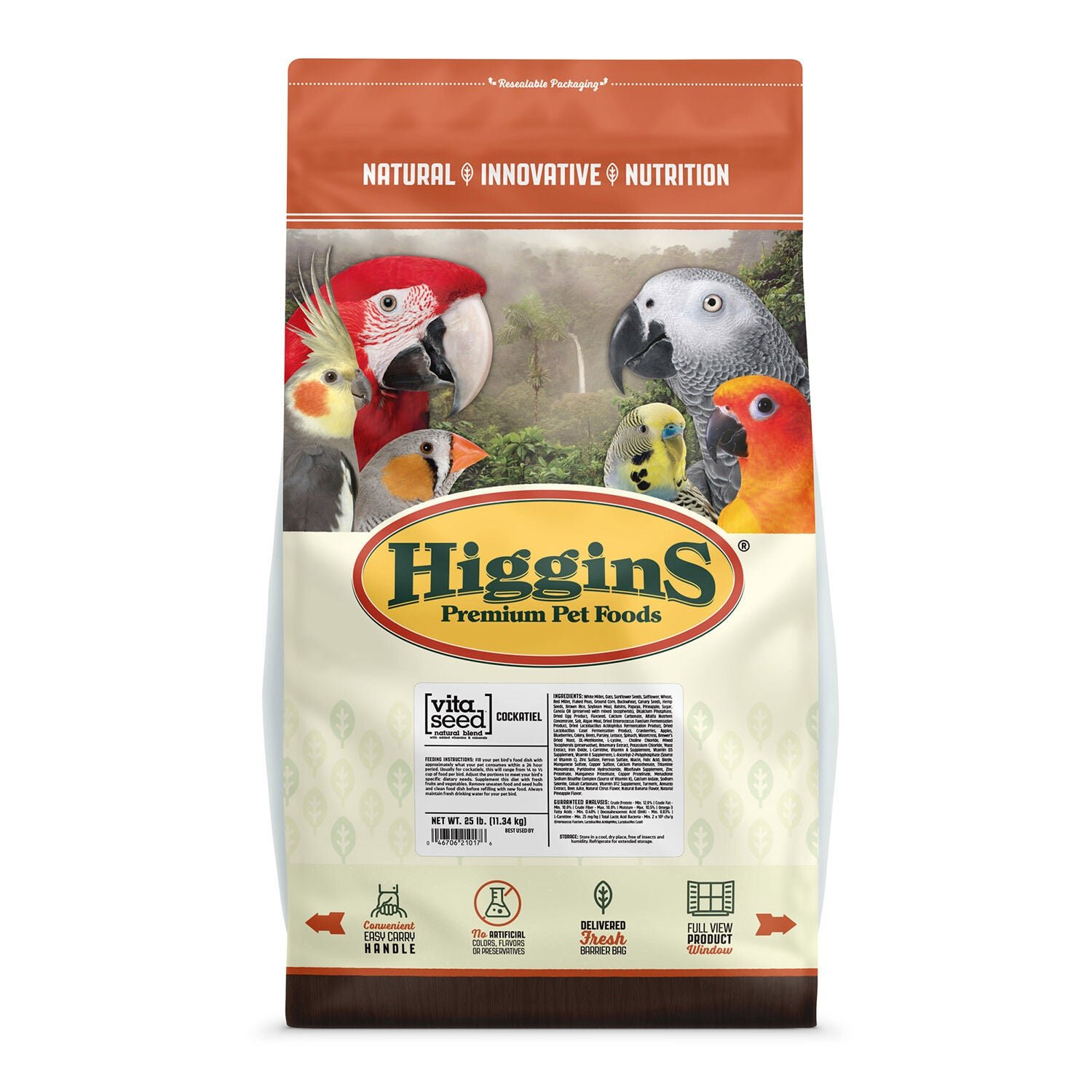 Vita Seed Cockatiel Bird Food - Image 3