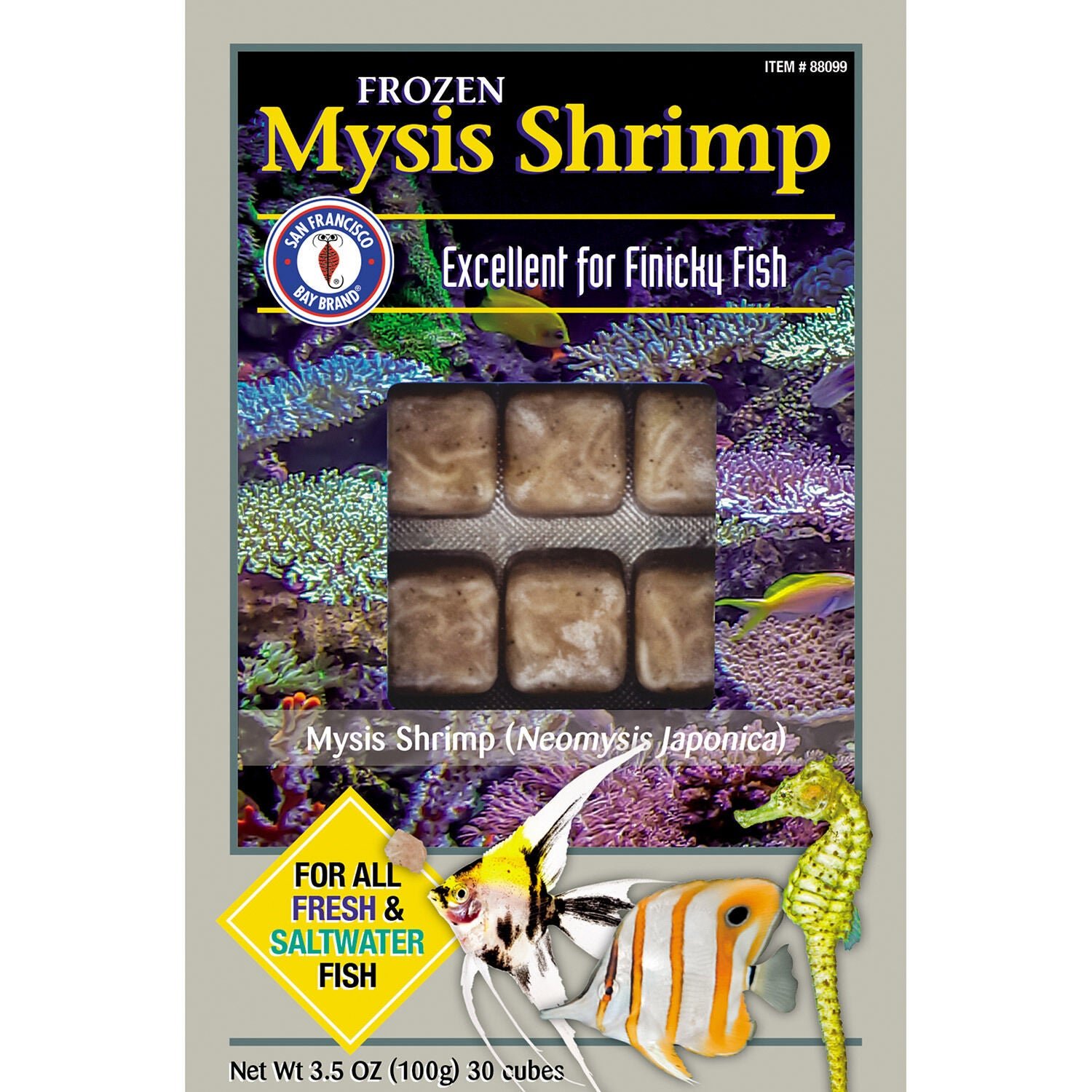 San Francisco Bay Mysis Shrimp Frozen Fish Food