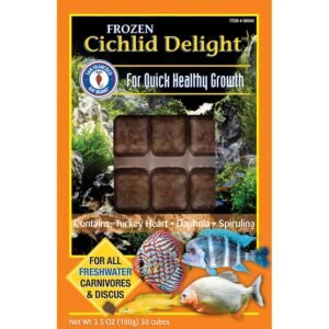 San Francisco Bay Frozen Cichlid Delight Discus Fish Food