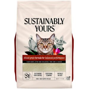 Sustainably Yours Mixed-Grain Formula Plant-Based Cat Litter