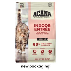 ACANA Indoor Entrรฉe w/ Free-Run Chicken & Turkey Dry Cat Food